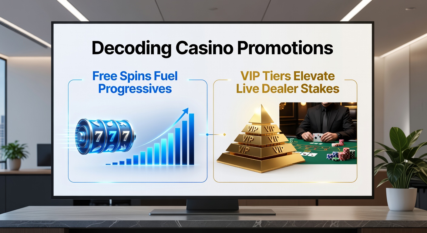 Elegant live dealer table with high-stakes chips stacked high, illuminated by VIP-exclusive lighting and digital tier badges overlay, highlighting elevated casino play