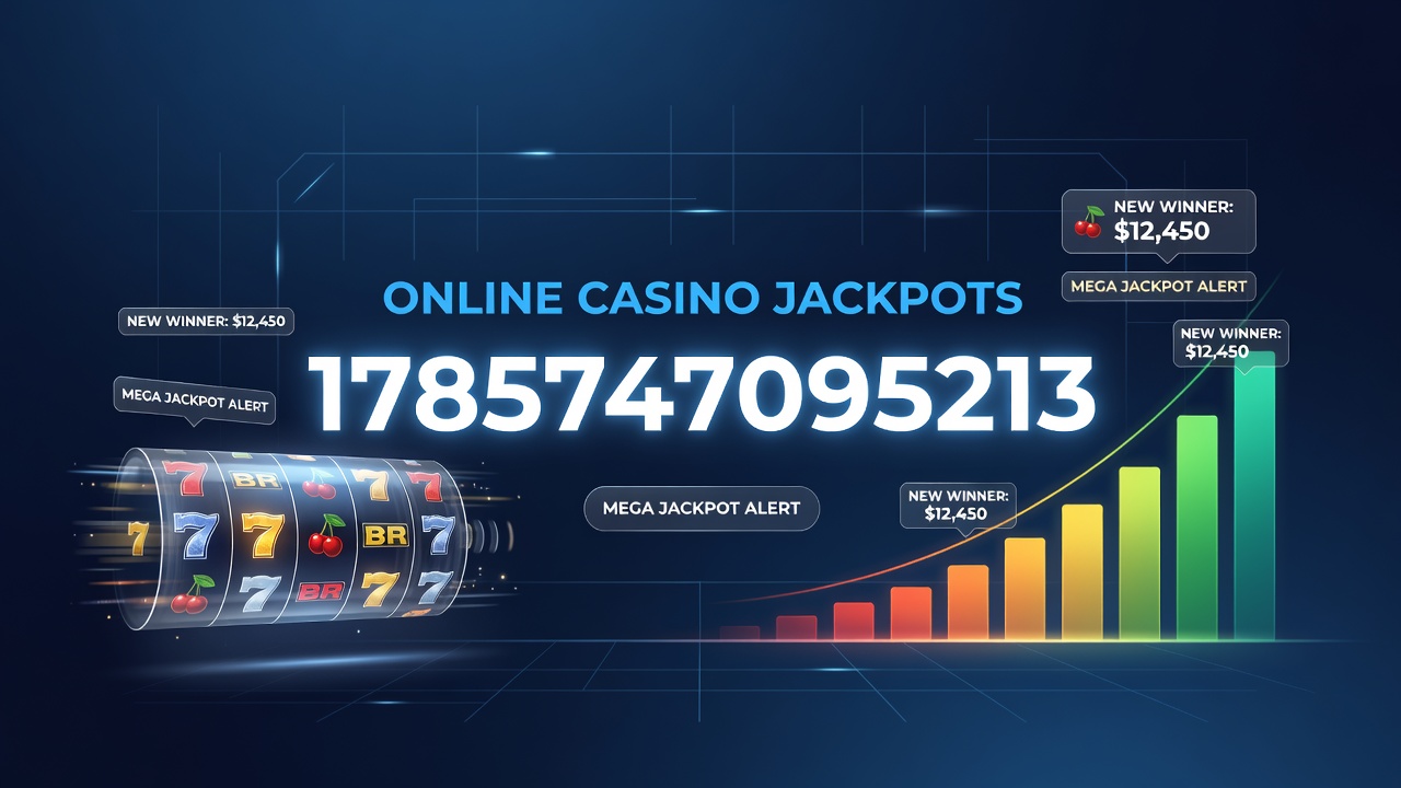 Chart displaying jackpot growth trends across different online platforms