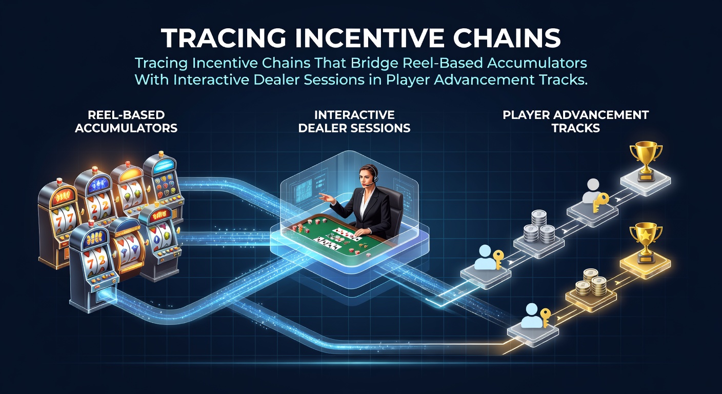 Diagram showing how reel accumulators connect to live dealer progression tracks